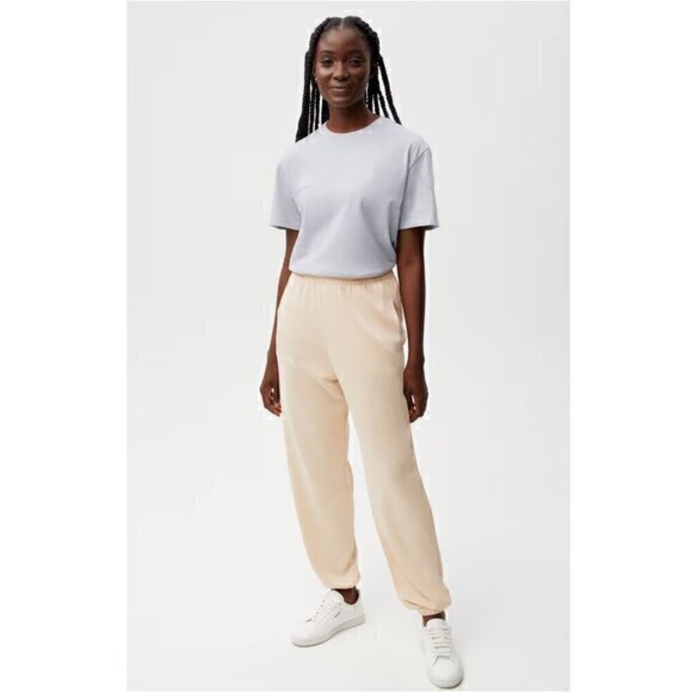 PANGAIA Bamboo Seacell Nettle Track Pants In Sand XS Like New